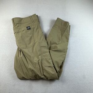 REI Co-op Pants Mens 34 Sahara Roll Up Relaxed Hiking Outdoor Nylon Spandex